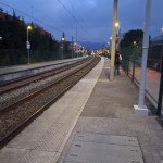 l’attente du train